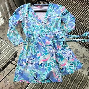 Lilly Pulitzer Karlie Wrap Romper XXS